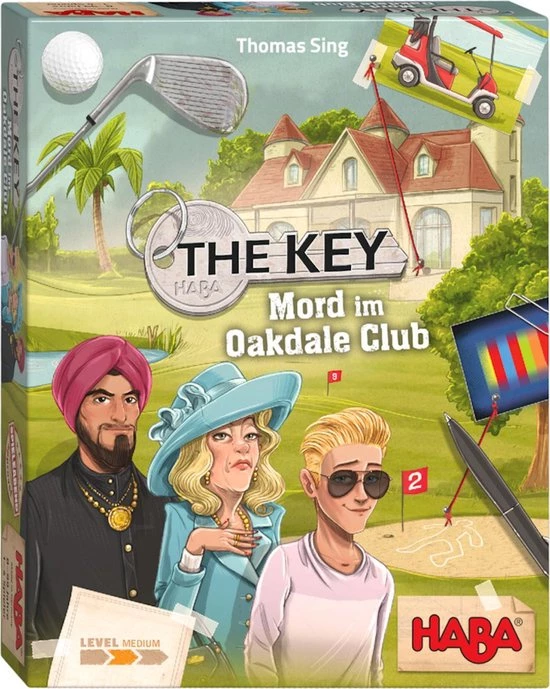 Haba The Key Moord In De Oakdale Club Nl Karton/hout 212-delig 10 Haba The Key Moord In De Oakdale Club Nl Karton/hout 212-delig - Afbeelding 8