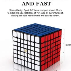 Qiyi X-man Spark 7x7 -Bolseeplgoed Verkoopwinkel 550x691 8