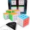 Puzzelkubus – 2x2, 3x3, 4x4, 5x5 - Extra 3x3 Puzzelkubus - Rubiks Cube - MoYu Speed Cube - Gratis 5x Cubestands - Complete Set -Bolseeplgoed Verkoopwinkel 550x706