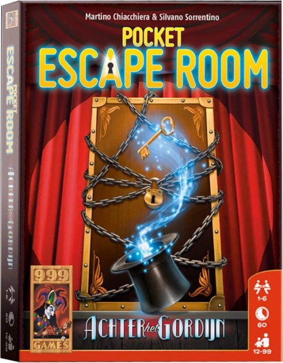 999 Games Pocket Escape Room: Achter Het Gordijn Breinbreker 5 999 Games Pocket Escape Room: Achter Het Gordijn Breinbreker - Afbeelding 3