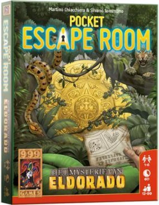 999 Games Pocket Escape Room: Het Mysterie Van Eldorado Breinbreker 4 999 Games Pocket Escape Room: Het Mysterie Van Eldorado Breinbreker - Afbeelding 2