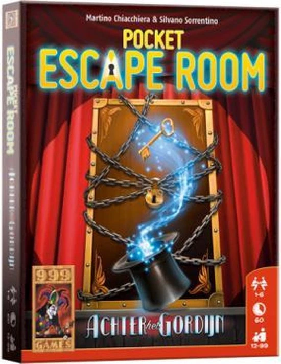 999 Games Pocket Escape Room: Achter Het Gordijn Breinbreker 7 999 Games Pocket Escape Room: Achter Het Gordijn Breinbreker - Afbeelding 5