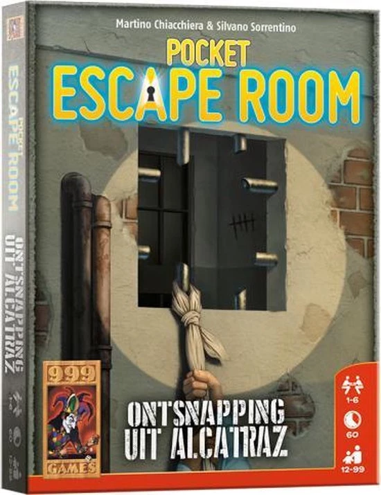 999 Games Pocket Escape Room: Ontsnapping Uit Alcatraz Breinbreker 6 999 Games Pocket Escape Room: Ontsnapping Uit Alcatraz Breinbreker - Afbeelding 4