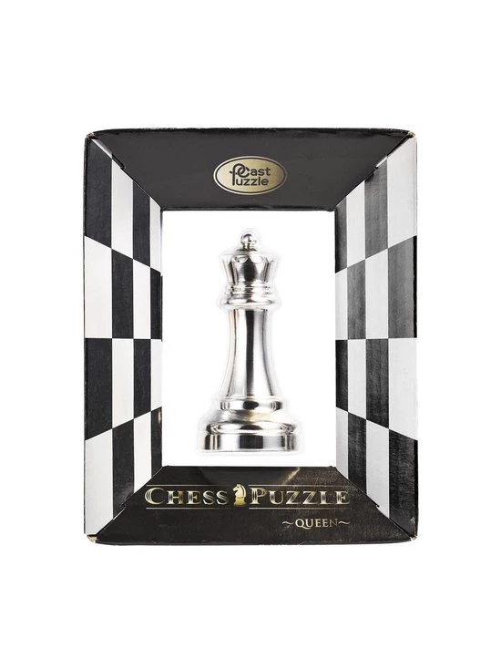 Eureka Cast Chess Puzzle - Queen - Silver 4 Eureka Cast Chess Puzzle - Queen - Silver - Afbeelding 2