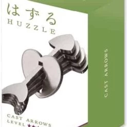 Hanayama Huzzle Breinbreker Cast Arrows Niveau 3 Staal Grijs -Bolseeplgoed Verkoopwinkel 550x743 2