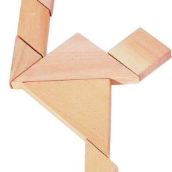 Goki Tangram Hout: 7-delig 2