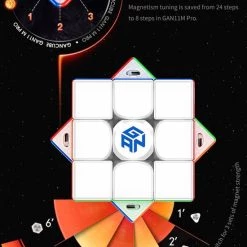 Gan 11 M Pro 3x3 - FROSTED STICKERLESS BLACK 39 Gan 11 M Pro 3x3 - FROSTED STICKERLESS BLACK -Bolseeplgoed Verkoopwinkel 550x763 3