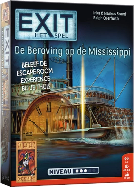 999 Games EXIT - De Beroving Op De Mississippi Breinbreker 3 999 Games EXIT - De Beroving Op De Mississippi Breinbreker