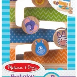 Melissa & Doug First Play Houten Safari-zigzagtoren Met 4 Rollende Speeltjes -Bolseeplgoed Verkoopwinkel 550x767 9