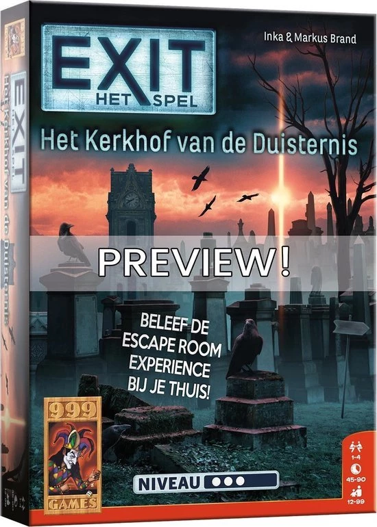 999 Games EXIT - Het Kerkhof Van De Duisternis Breinbreker 5 999 Games EXIT - Het Kerkhof Van De Duisternis Breinbreker - Afbeelding 3