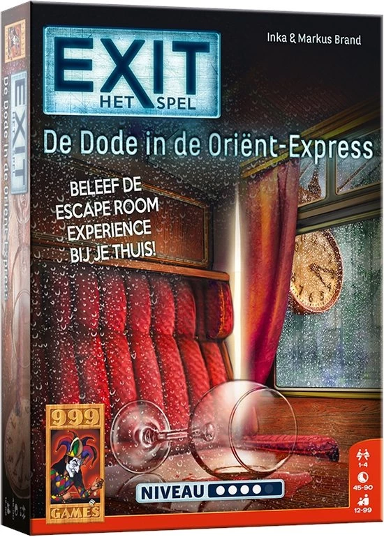999 Games EXIT - De Dode In De Orient Express Breinbreker 3 999 Games EXIT - De Dode In De Orient Express Breinbreker