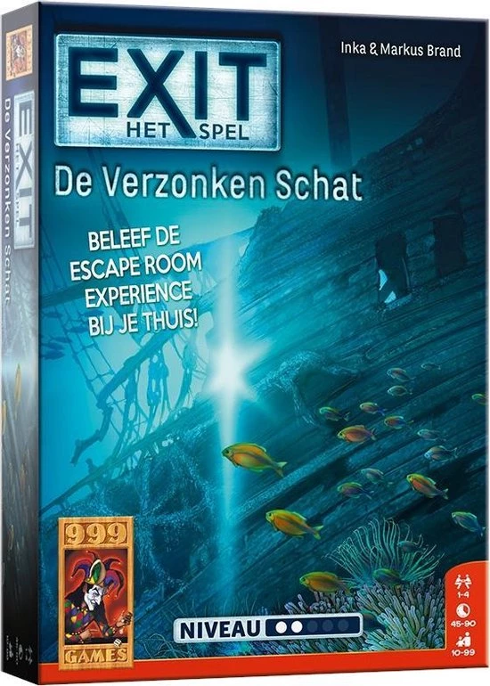 999 Games EXIT - De Verzonken Schat Breinbreker 3 999 Games EXIT - De Verzonken Schat Breinbreker