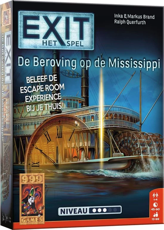 999 Games EXIT - De Beroving Op De Mississippi Breinbreker 7 999 Games EXIT - De Beroving Op De Mississippi Breinbreker - Afbeelding 5