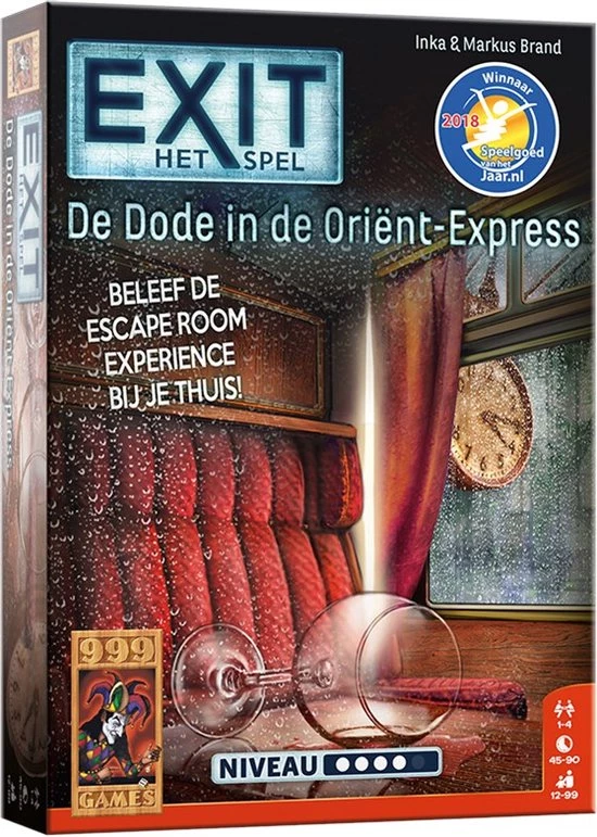999 Games EXIT - De Dode In De Orient Express Breinbreker 7 999 Games EXIT - De Dode In De Orient Express Breinbreker - Afbeelding 5