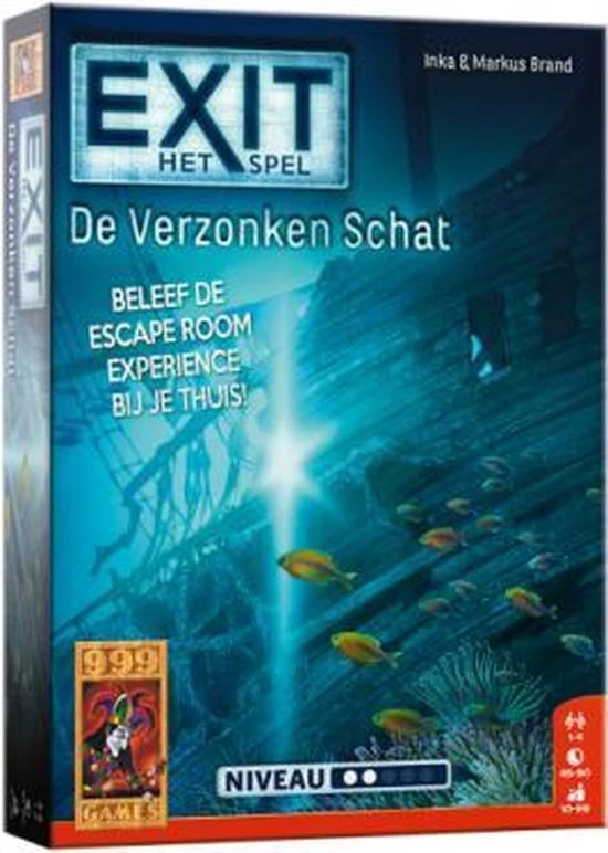 999 Games EXIT - De Verzonken Schat Breinbreker 8 999 Games EXIT - De Verzonken Schat Breinbreker - Afbeelding 6