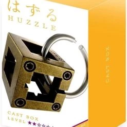 Hanayama Huzzle Breinbreker Cast Box 11,8 Cm Staal Brons -Bolseeplgoed Verkoopwinkel 550x779 1