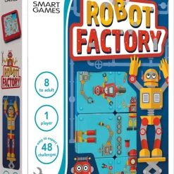 SmartGames - Robot Factory - Schuifpuzzel Met 48 Opdrachten